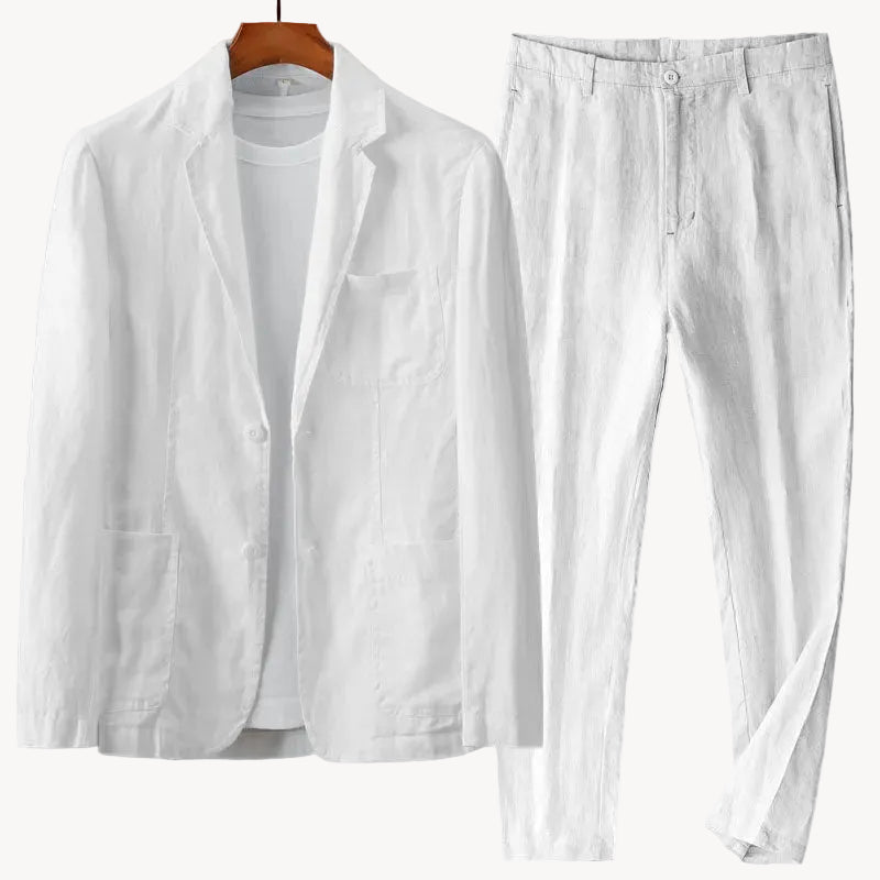 Conjunto de traje de lino Marco