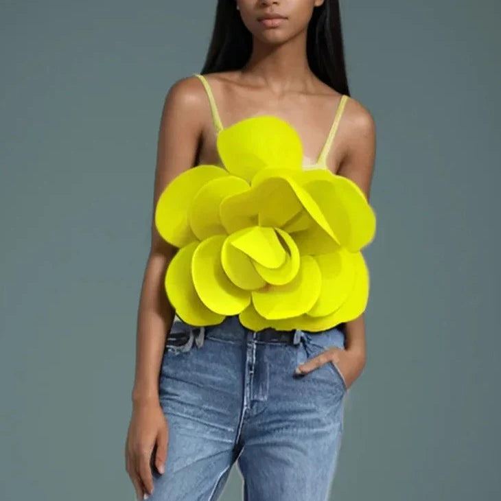 Parte superior de flor 3D