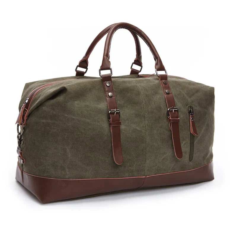 Bolsa de viaje tipo duffel de lona Maverick