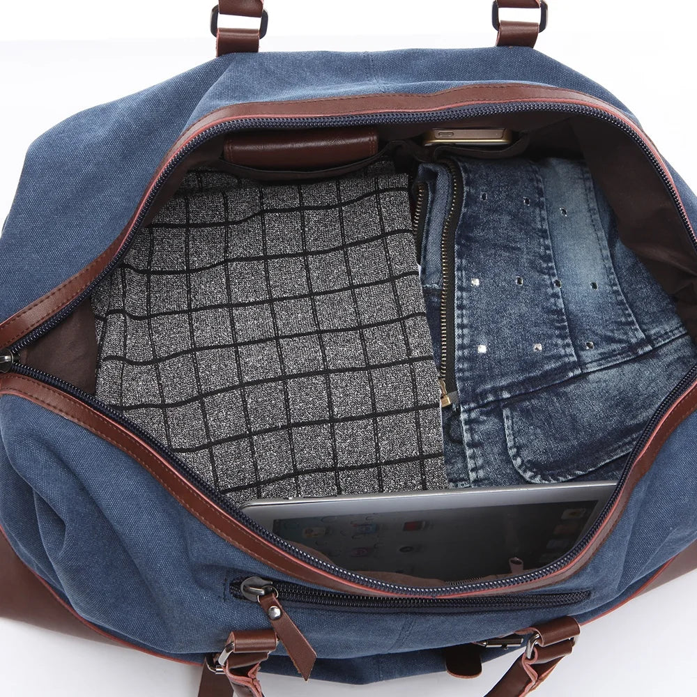 Bolsa de viaje tipo duffel de lona Maverick