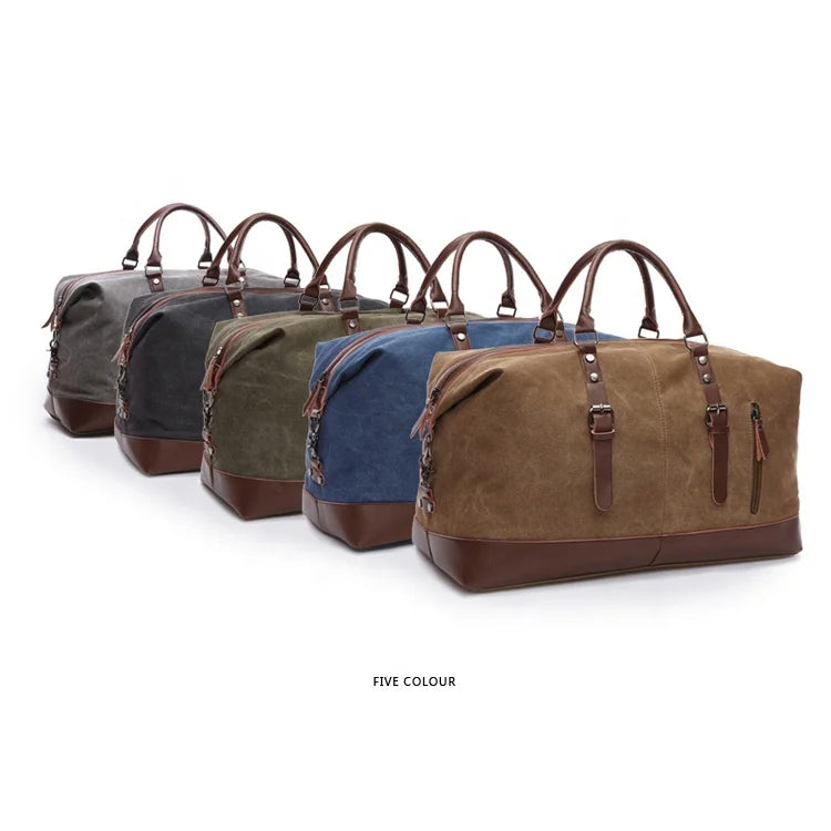 Bolsa de viaje tipo duffel de lona Maverick