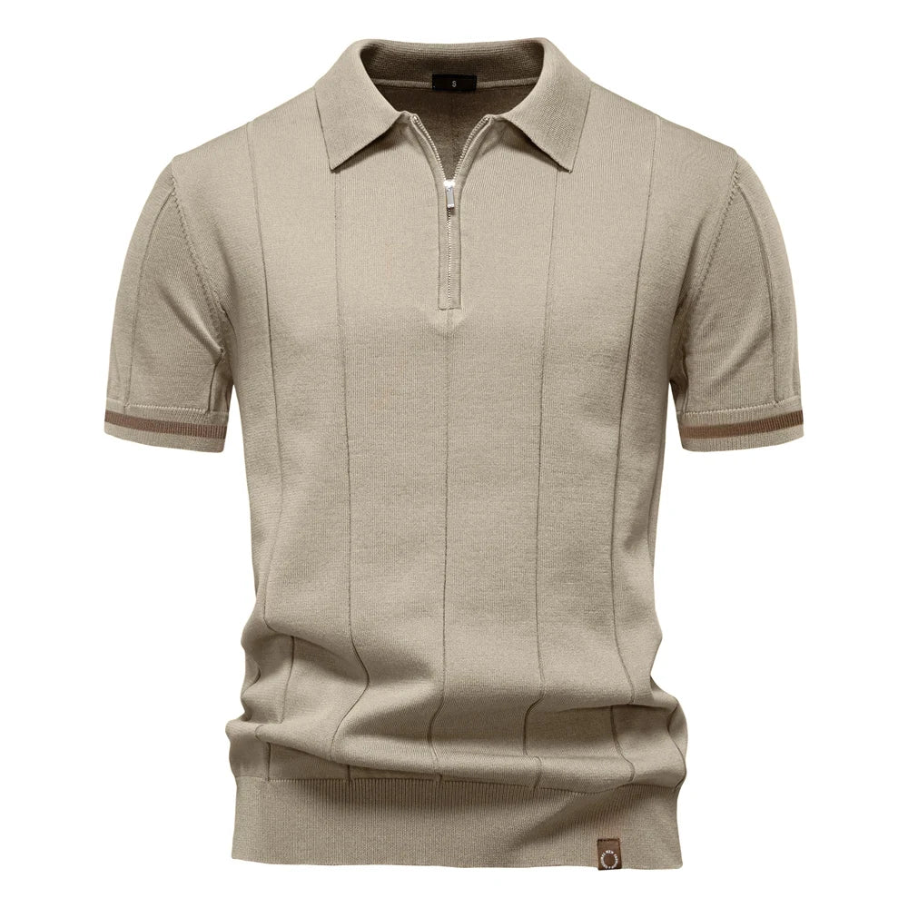 Polo Hudson con cremallera