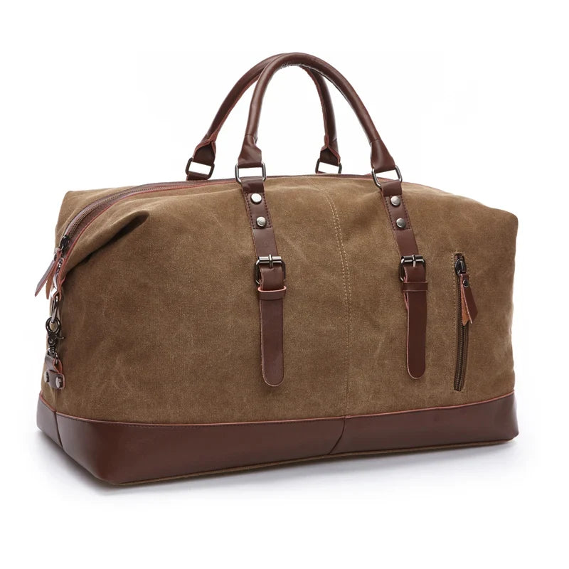 Bolsa de viaje tipo duffel de lona Maverick