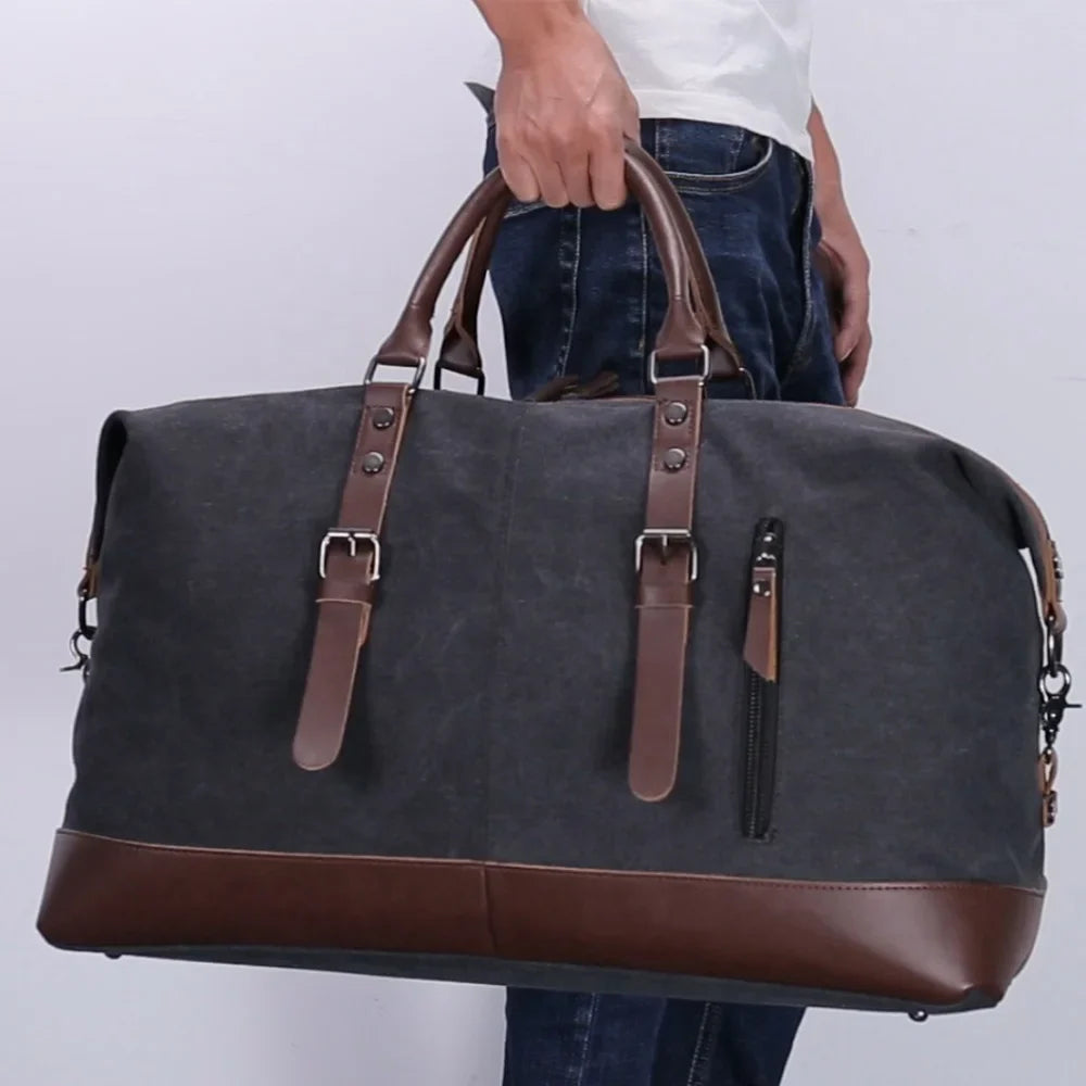 Bolsa de viaje tipo duffel de lona Maverick