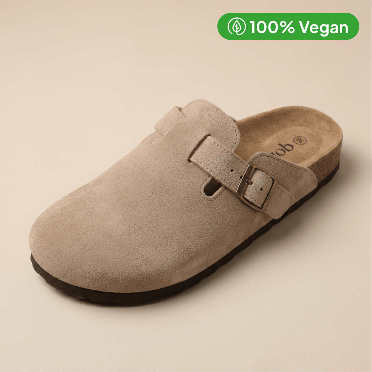 Zuecos de ante 100 % de Qomfort