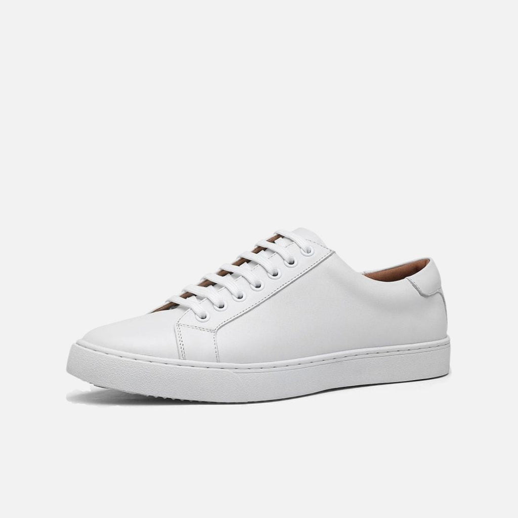 Zapatos «Claudio» de piel auténtica blanca