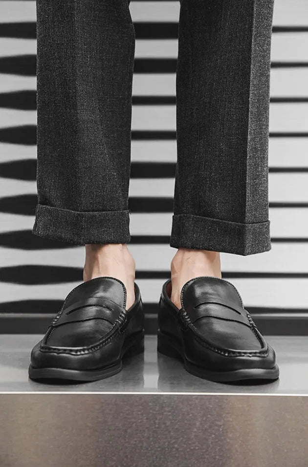 Mocasines informales sin cordones de piel sintética PU
