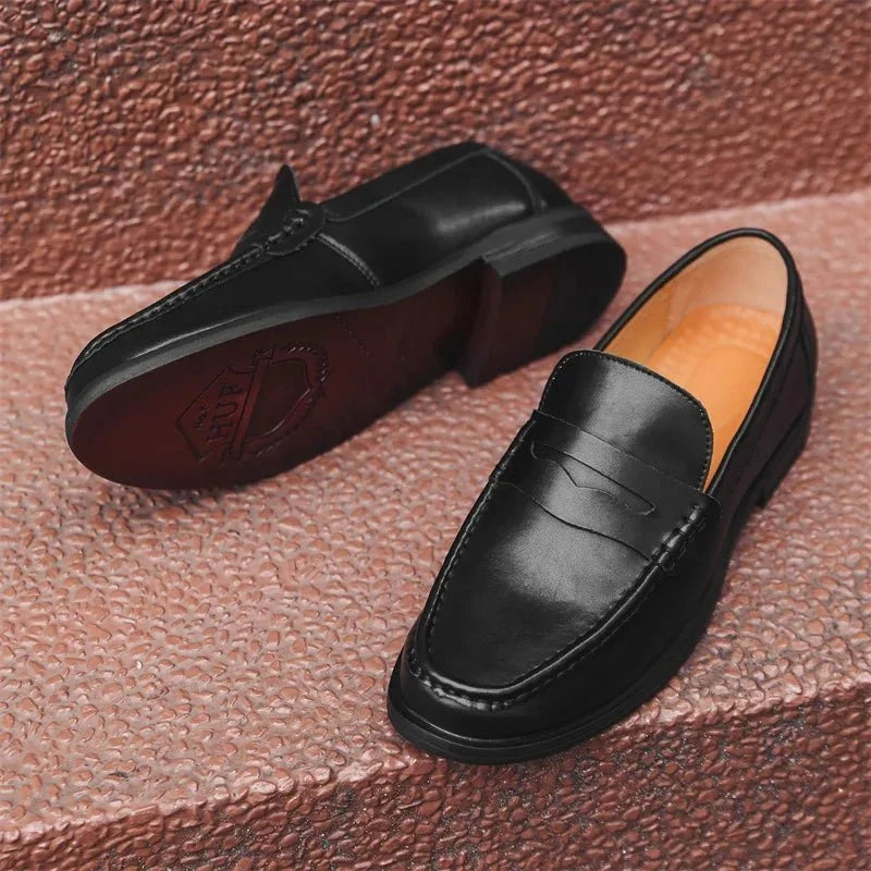 Mocasines informales sin cordones de piel sintética PU
